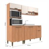 Cozinha Compacta Alana 8 Portas 1 Gaveta Freijó/Off White - Jcarvalho