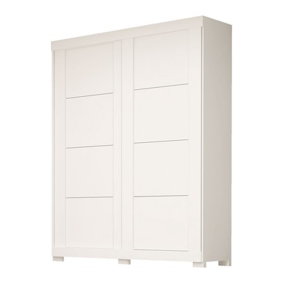 Guarda-Roupa Helena 2 Portas 2 Gavetas 100% Mdf Branco - Acp Móveis