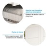 Guarda-Roupa Casal Helena 2 Portas 2 Gavetas com Espelho 100% Mdf Branco - Acp Móveis