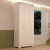 Guarda-Roupa Solteiro Lana 3 Portas 2 Gavetas 100% Mdf Flex Branco - Acp Móveis
