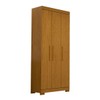 Guarda-Roupa Solteiro Lana 3 Portas 2 Gavetas 100% Mdf Cinamomo - Acp Móveis