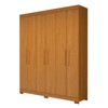 Guarda-Roupa Casal Lana 6 Portas 2 Gavetas 100% Mdf Cinamomo - Acp Móveis