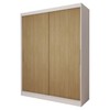 Guarda-Roupa de Bebê Swift 2 Portas 2 Gavetas Branco/Cinamomo - Panorama Móveis