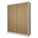 Guarda-Roupa de Bebê Swift 2 Portas 2 Gavetas Branco/Cinamomo - Panorama Móveis