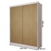 Guarda-Roupa de Bebê Swift 2 Portas 2 Gavetas Branco/Cinamomo - Panorama Móveis