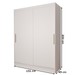 Guarda-Roupa de Bebê Swift 2 Portas 2 Gavetas Branco - Panorama Móveis