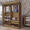 Guarda-Roupa de Bebê Swift 2 Portas 2 Gavetas Cinamomo/Branco - Panorama Móveis
