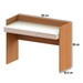 Mesa Escrivaninha Versa Home 1 Gaveta Freijó/Branco - Telasul