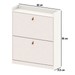 Sapateira Versa Home 2 Gavetas Basculante Branco - Telasul