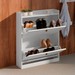 Sapateira Versa Home 2 Gavetas Basculante Branco - Telasul