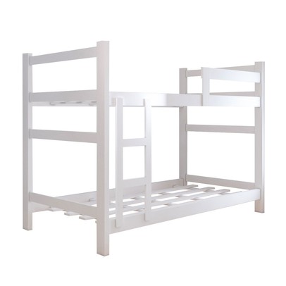 Beliche Aconchego 100% Mdf com Escada e Grade de Proteção Branco - Panorama Móveis