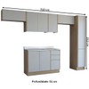 Cozinha Completa Canela 9 Portas 3 Gavetas Castanho/Cinza - Panorama Móveis