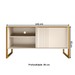 Rack para TV Até 55 Polegadas Retrô 1 Porta 1 Prateleira Cinamomo/Off White - Panorama Móveis