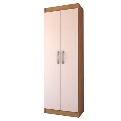 Sapateira França 2 Portas 4 Prateleiras Off Whirte/Nogueira - Panorama Móveis