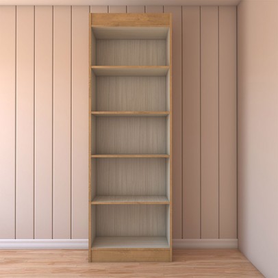 Sapateira França 2 Portas 4 Prateleiras Off Whirte/Nogueira - Panorama Móveis