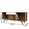 Rack para TV Até 42 Polegadas Seleto 1 Porta Amêndoa/Concreto - Panorama Móveis
