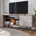 Rack para TV Até 42 Polegadas Seleto 1 Porta Amêndoa/Concreto - Panorama Móveis