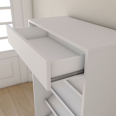 Sapateira Tori 1 Gaveta Branco - Panorama Móveis