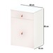 Penteadeira Cômoda Versa Home com Espelho e Banqueta Branco - Telasul