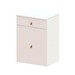 Penteadeira Cômoda Versa Home com Espelho e Banqueta Branco - Telasul