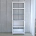 Estante para Livros Industrial 1 Porta 3 Prateleiras Branco - Panorama Móveis