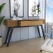 Aparador Deluxe 1 Gaveta Ripado Noce Milano - Panorama Móveis