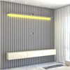 Painel para TV Até 85 Polegadas Imperial 3 Gavetas Ripado 100% Mdf Cinza/Off White - Panorama Móveis