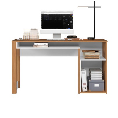 Mesa Escrivaninha Versa Home Telasul 1 Porta Freijó /Branco - Telasul