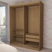 Guarda-Roupa Infantil Swift Slim 2 Portas 2 Gavetas Cinamomo - Panorama Móveis