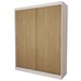 Guarda-Roupa Infantil Swift Slim 2 Portas 2 Gavetas Branco/Cinamomo - Panorama Móveis