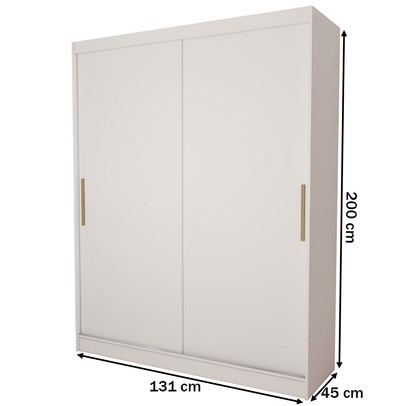 Guarda-Roupa Infantil Swift Slim 2 Portas 2 Gavetas Branco - Panorama Móveis