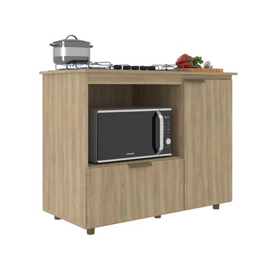 Balcão de Cozinha Bigger 2 Portas Dourado - Jcarvalho