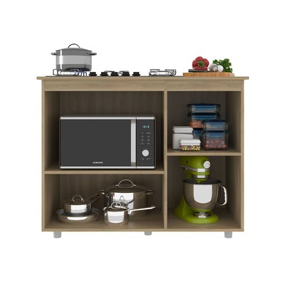 Balcão de Cozinha Bigger 2 Portas Dourado - Jcarvalho