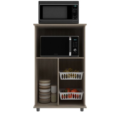 Armário de Cozinha 1 Porta com Fruteira 55012 Dourado - Jcarvalho