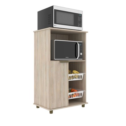 Armário de Cozinha 1 Porta com Fruteira 55012 Dourado - Jcarvalho