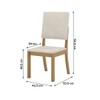 Cadeiras Kit 6 Cadeiras Milla Nature/Linho - Henn