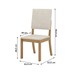 Cadeiras Kit 6 Cadeiras Milla Nature/Linho - Henn