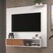 Painel para TV Até 55 Polegadas Tucson 1 Porta Ripado Branco/Freijó - Jcarvalho