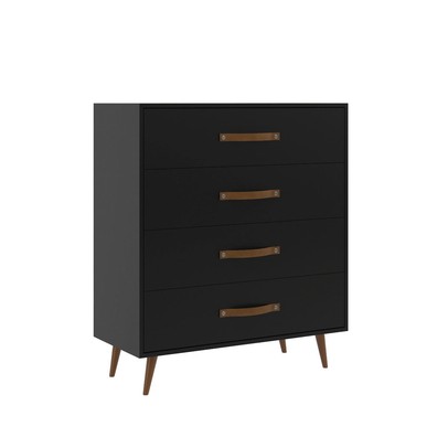 Cômoda Padua 4 Gavetas Preto - Jcarvalho