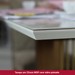 Mesa de Jantar 6 Lugares Solana com Vidro Nature/Off White/Creme - Henn