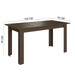 Mesa de Jantar 6 Lugares Atlanta Noce/Linho - Indékes