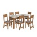 Mesa de Jantar 6 Lugares Atlanta Freijó/Off White - Indékes