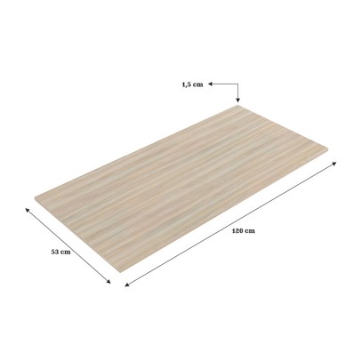 Tampo para Balcão 120 Cm Dourado - Jcarvalho