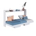 Cama Solteiro Hanover Articulável Horizontal Branco - Art In Móveis