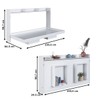 Cama Solteiro Hanover Articulável Horizontal Branco - Art In Móveis
