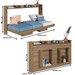 Cama Solteiro Hanover Articulável Horizontal Mel - Art In Móveis