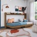 Cama Solteiro Hanover Articulável Horizontal Mel - Art In Móveis