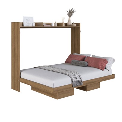 Cama Casal Hanover Articulável Horizontal 2 Prateleiras Mel - Art In Móveis
