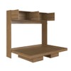 Cama Casal Hanover Articulável Horizontal 4 Portas Mel - Art In Móveis