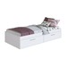 Cama Solteiro Tókio com 2 Portas Branco - Art In Móveis